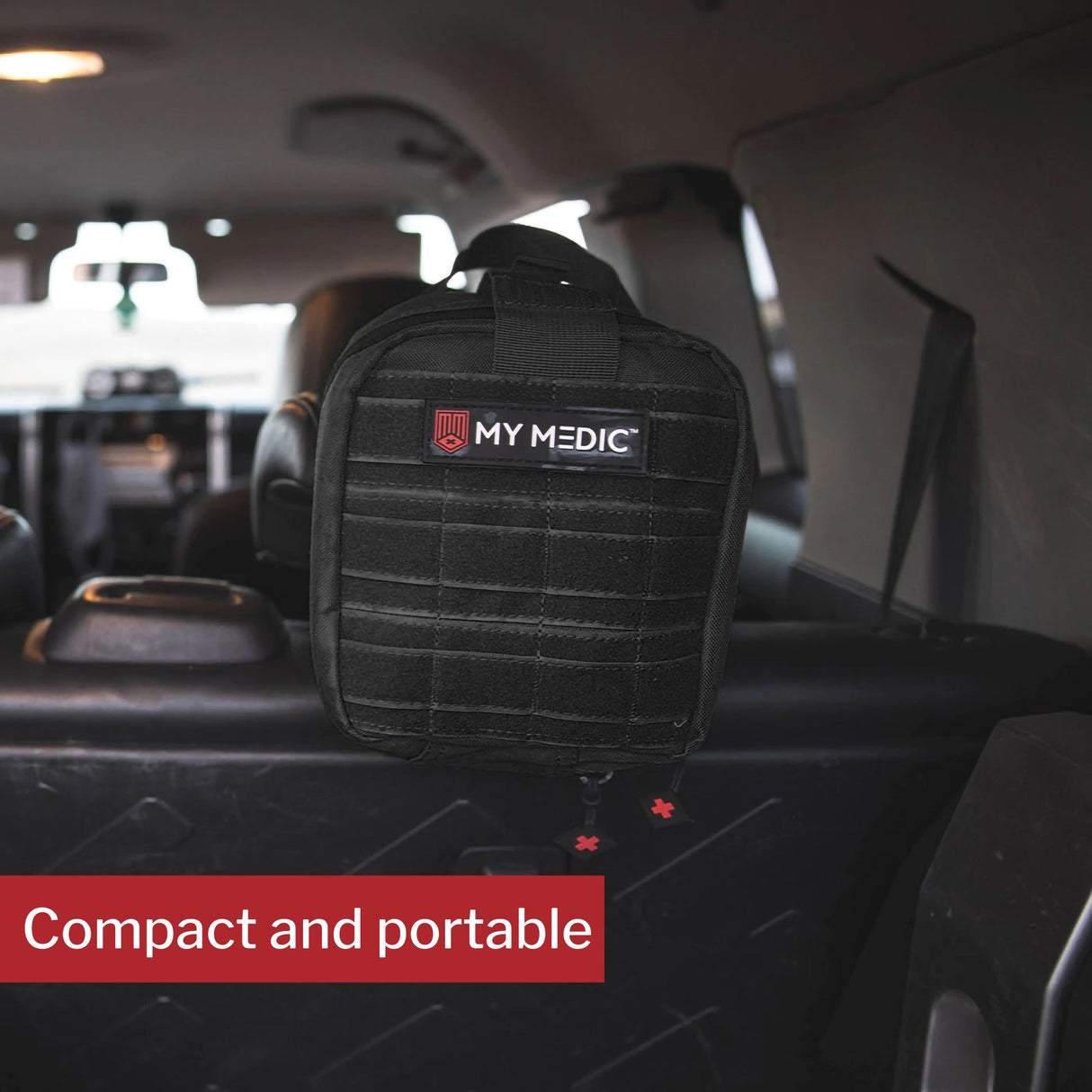 First Aid Kit My Medic™ MYFAK Pro Black Nylon Bag - BeHope