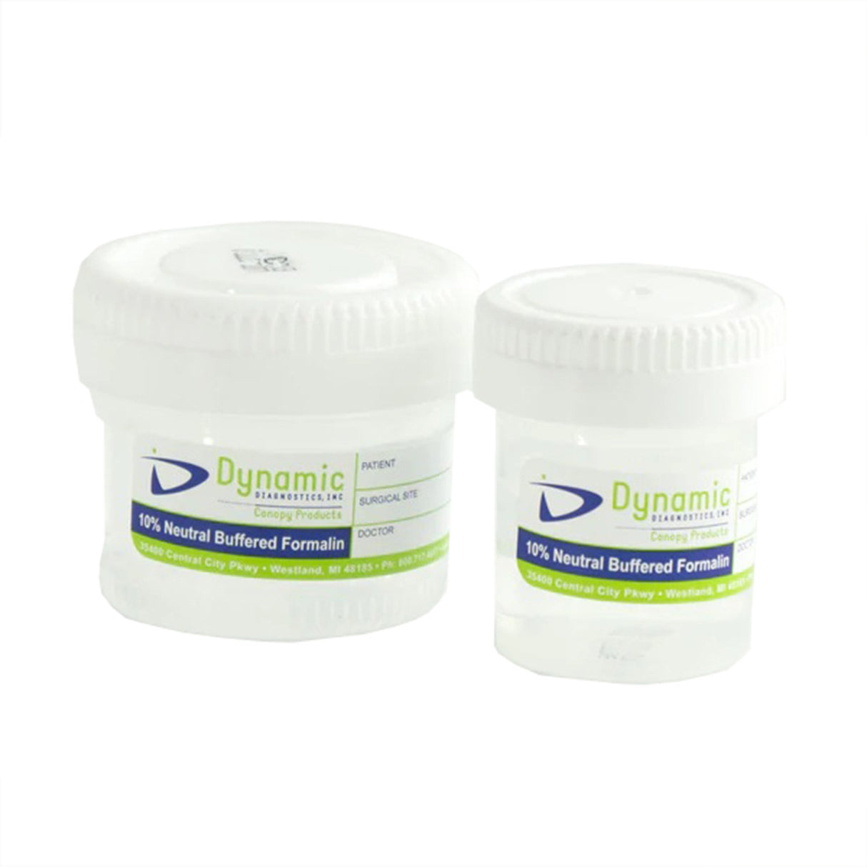 Prefilled Formalin Container 20 mL Fill in 40 mL (1.35 oz.) Screw Cap Patient Information NonSterile - BeHope