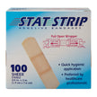 Adhesive Strip Stat Strip® Plastic Tan 3/4 X 3 Inch Sterile - BeHope