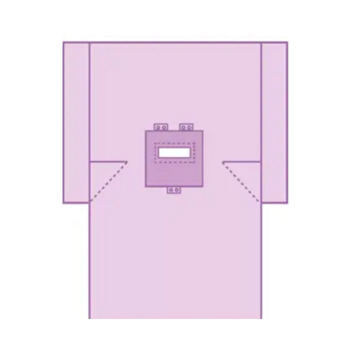 Abdominal Drape Transverse Laparotomy Drape 100 W X 77 W X 122 L Inch Sterile - BeHope