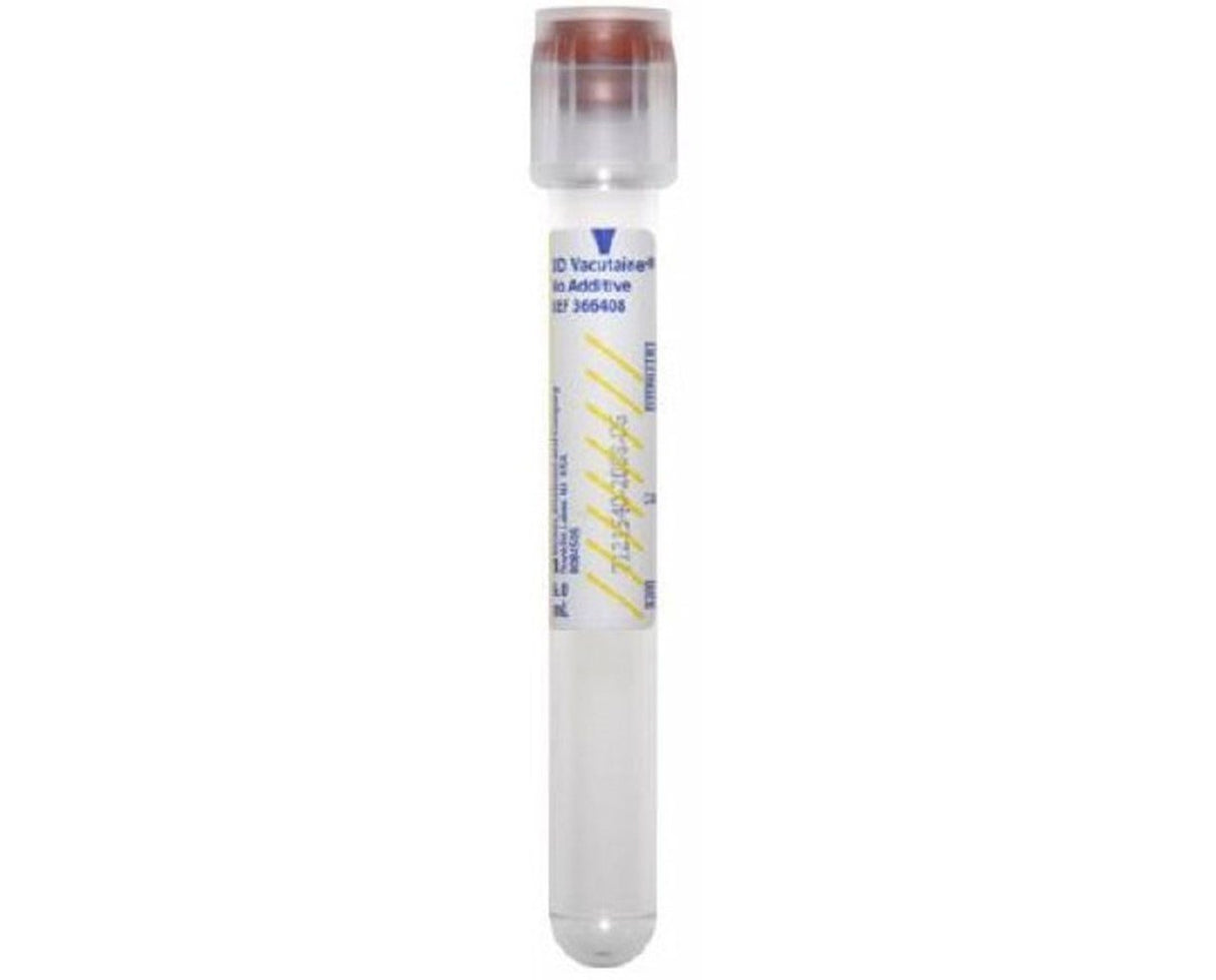 BD Vacutainer® No Additive (Z) Plus Secondary Tube Plain 6 mL BD Hemogard™ Closure Polyethylene Terephthalate (PET) Tube - BeHope