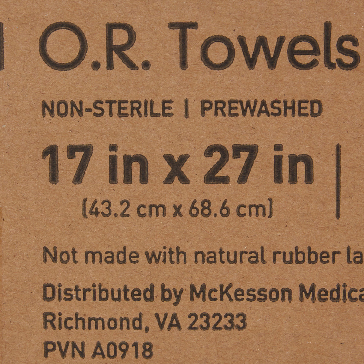 O.R. Towel McKesson 17 W X 27 L Inch Blue NonSterile - BeHope