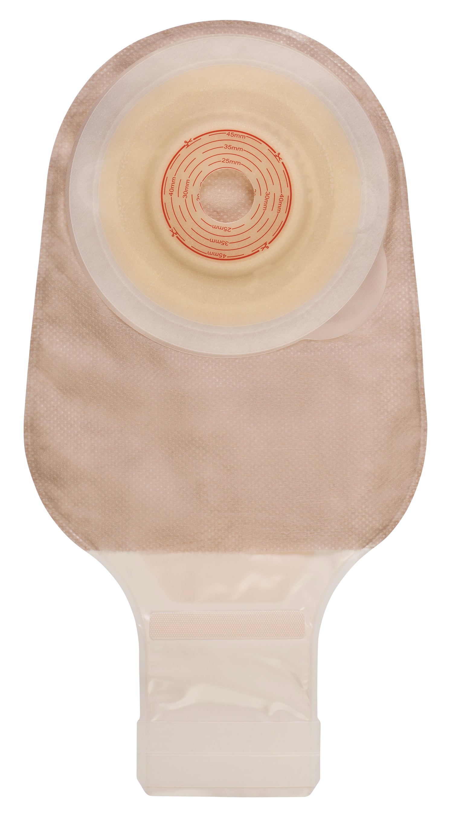 Ostomy Pouch Esteem®+ One-Piece System Soft Convex V1, Trim to Fit 3/4 to 1-7/8 Inch Stoma Drainable - BeHope