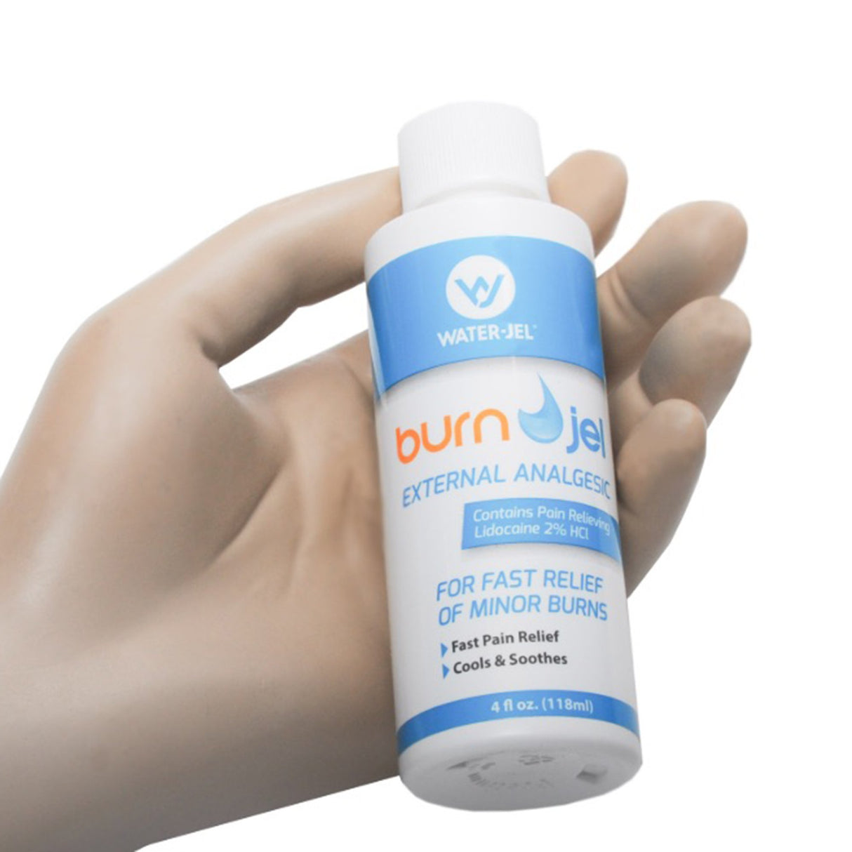 Burn Relief Lidocaine Water Jel® Burn Jel® Topical Gel 4 oz. Bottle - BeHope