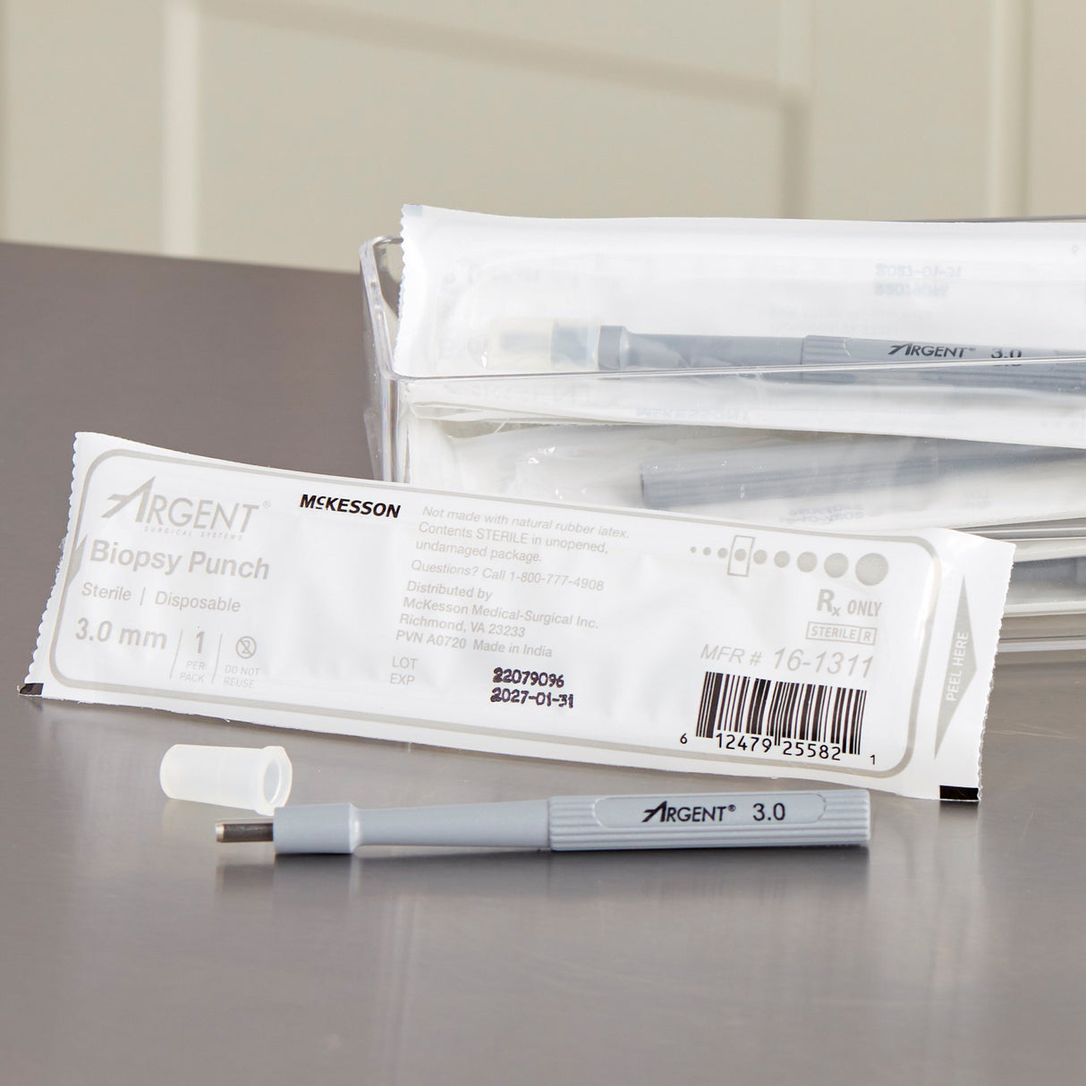 Biopsy Punch McKesson Argent™ Dermal 3 mm - BeHope