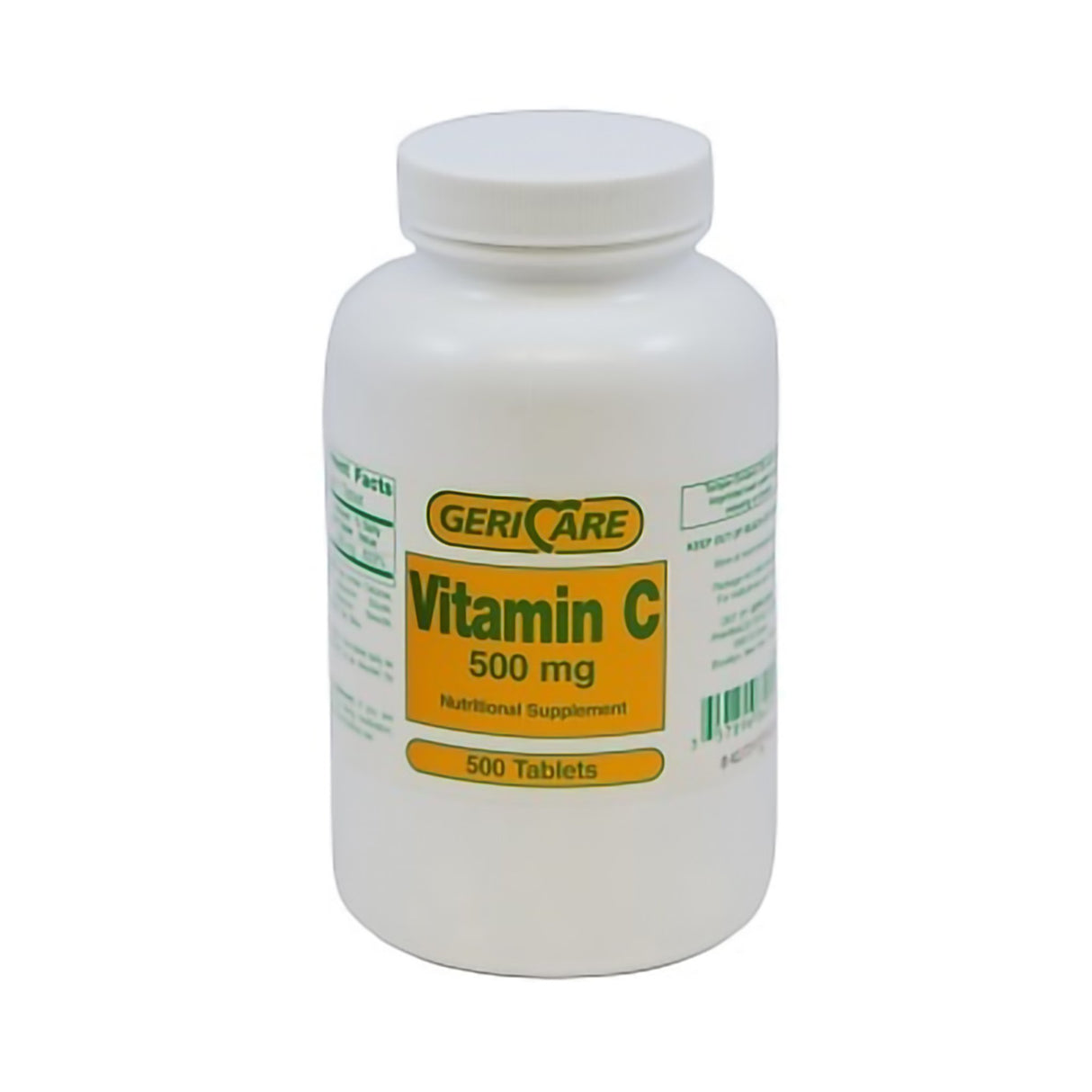 Vitamin C Supplement Geri-Care® Ascorbic Acid 500 mg Strength Tablet 500 per Bottle - BeHope