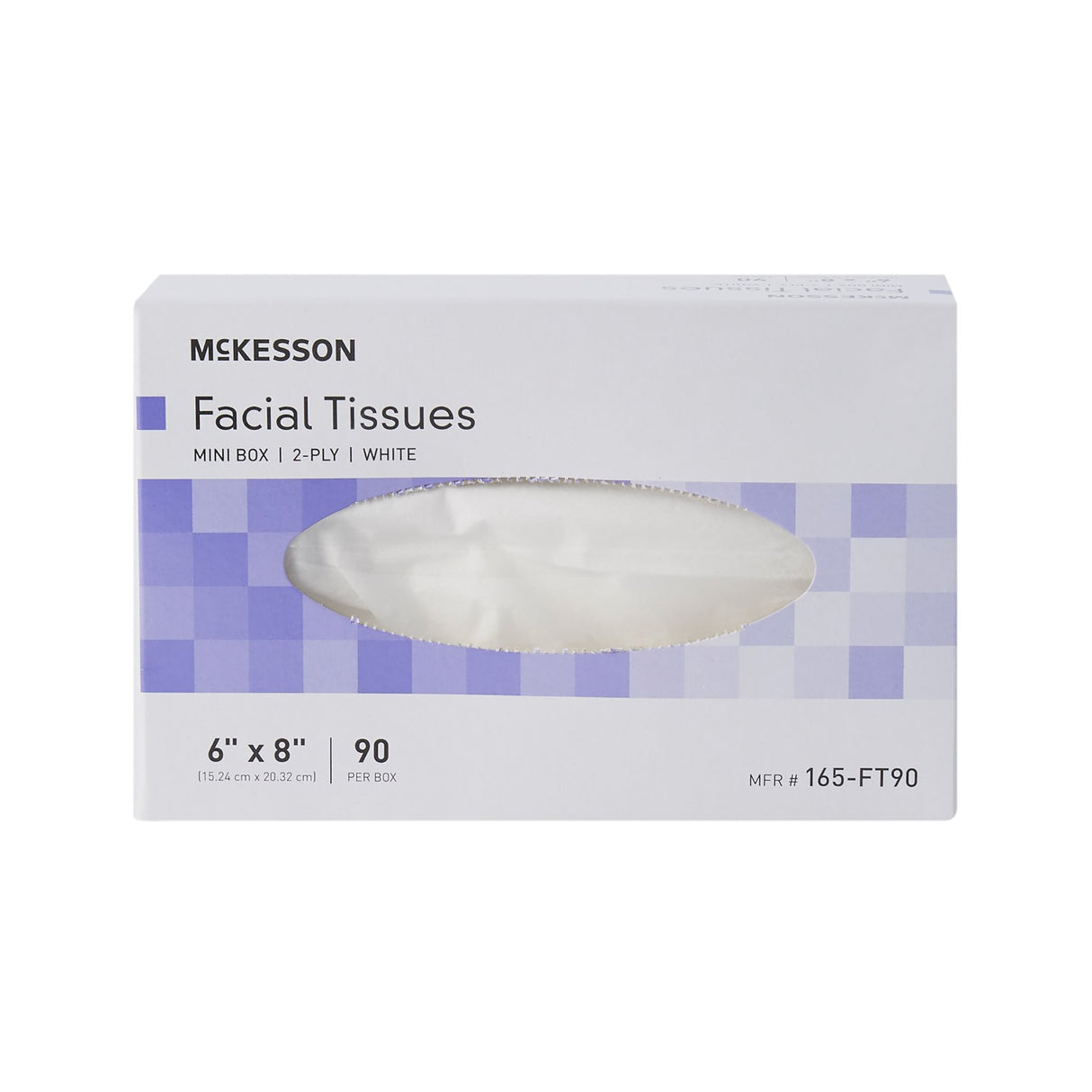McKesson Facial Tissue White 6 X 8 Inch 90 Count - BeHope