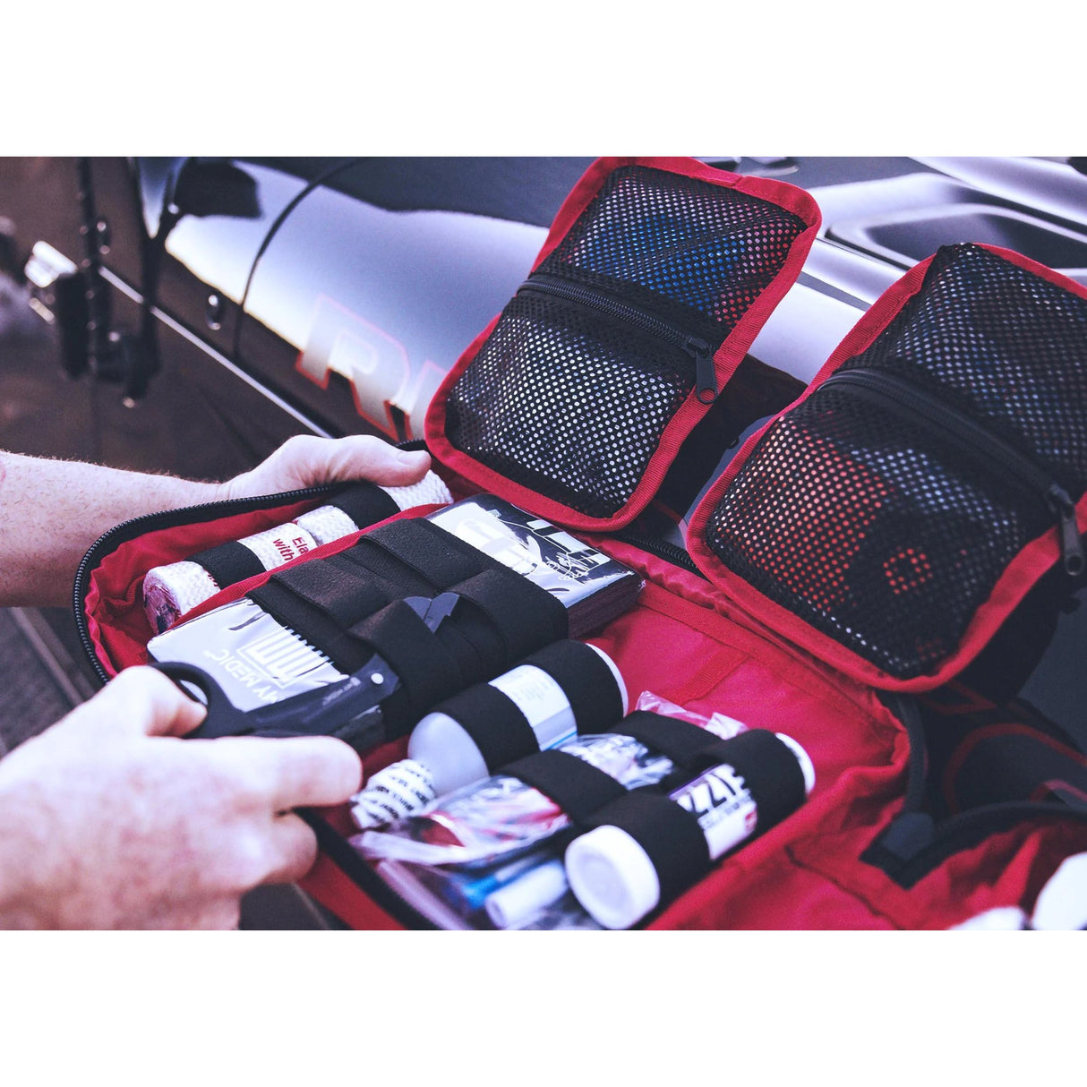 First Aid Kit My Medic™ MYFAK Large Pro Red Nylon Bag - BeHope