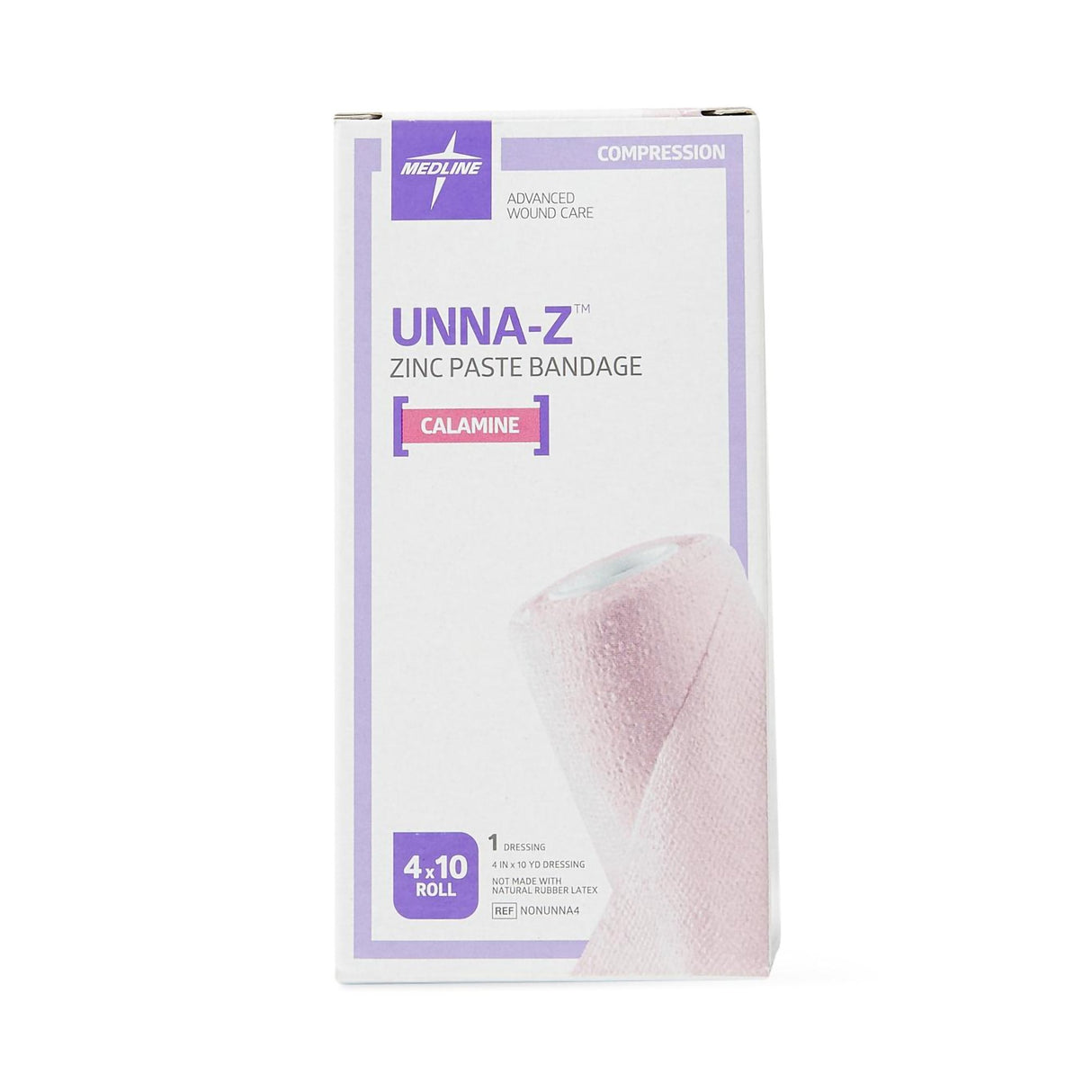 Unna Boot Unna-Z™ Zinc Oxide / Calamine 4 Inch X 10 Yard - BeHope