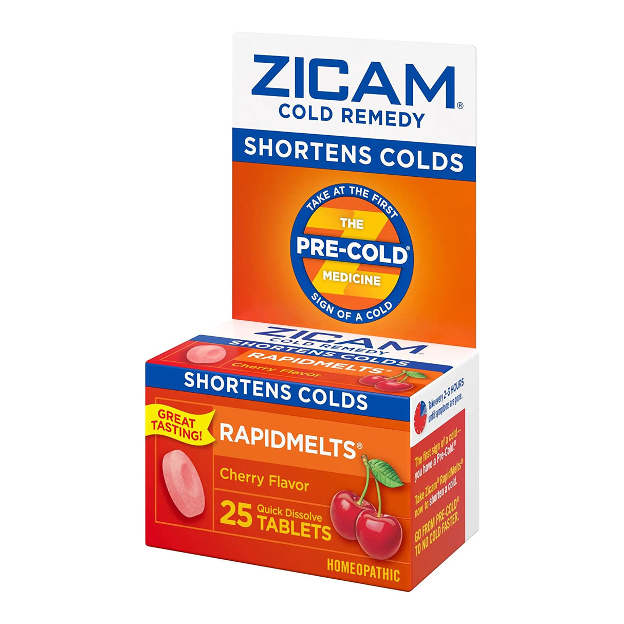 Cold and Cough Relief Zicam® 2X - 1X Strength Tablet 25 per Box - BeHope