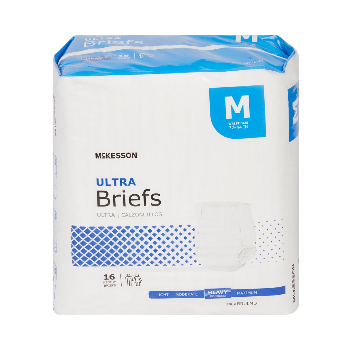 Incontinence Brief Mckesson Ultra Adult Unisex Disposable Heavy Absorbency - BeHope