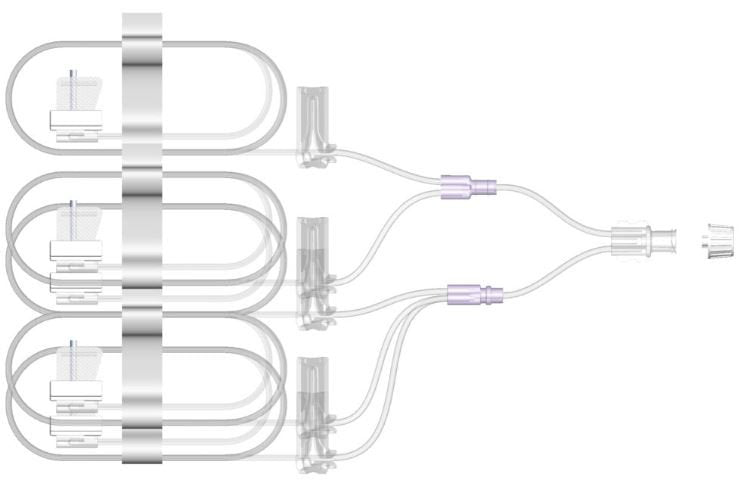 Subcutaneous Infusion Set SAF-Q™ 27 Gauge X 6 9 mm 36 Inch Tubing Without Port - BeHope