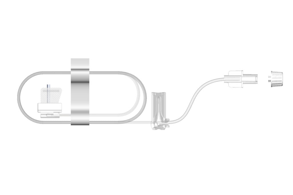 Subcutaneous Infusion Set Sub-q Port-Free for IV Therapy - BeHope