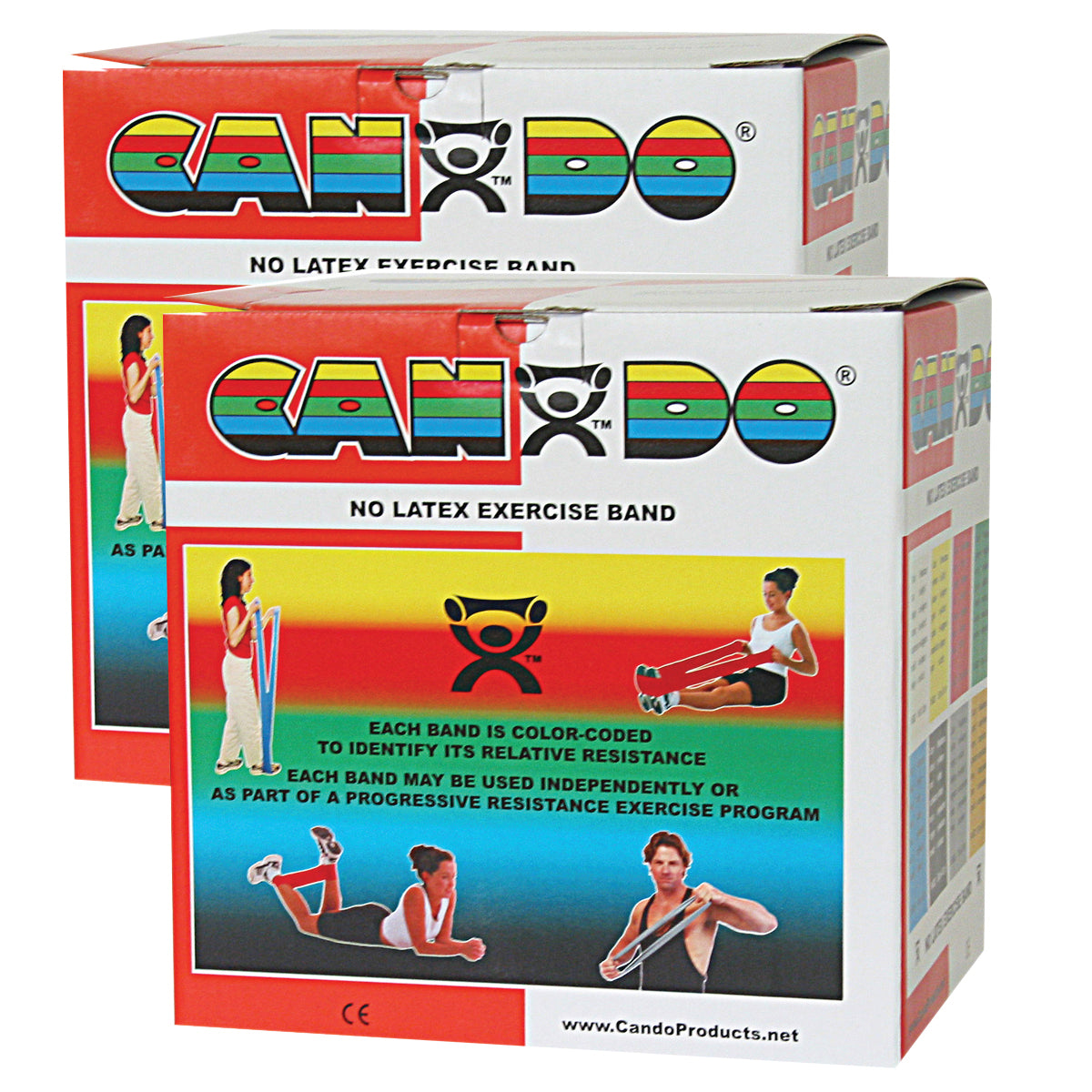 Exercise Resistance Band CanDo® Red 5 Inch X 50 Yard Light Resistance - BeHope