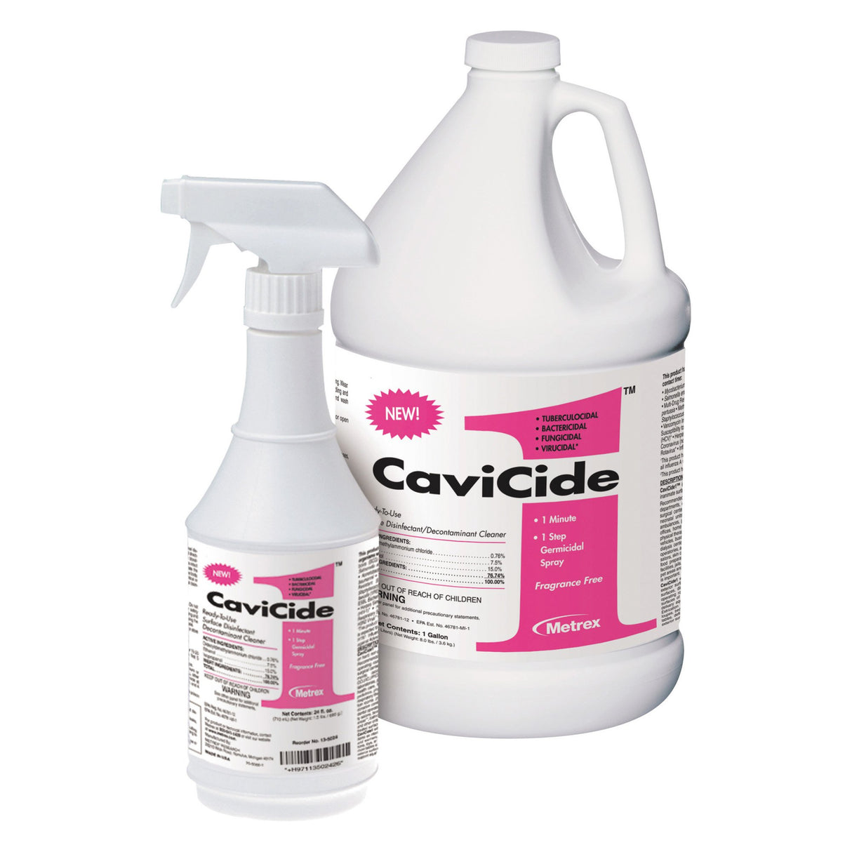 Surface Disinfectant Cleaner CaviCide1™ Alcohol Based Manual Pour Liquid 1 gal. Jug Alcohol Scent NonSterile - BeHope
