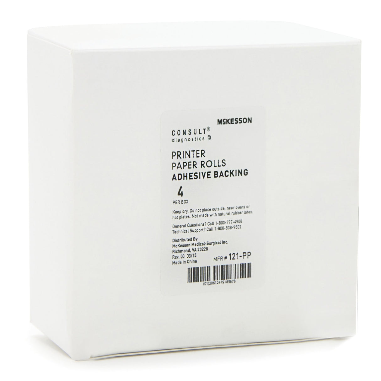 Printer Paper Rolls McKesson Consult™ McKesson 120 or McKesson Consult® U120 Ultra Urine Analyzer - BeHope