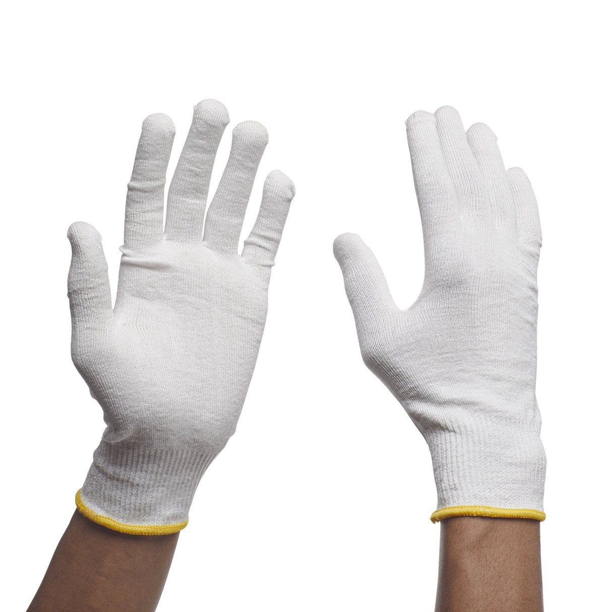 Cut Resistant Glove Liner Flex-Gard™ Full-Finger HDPE / Spandex / Polyester White 2X-Large - BeHope