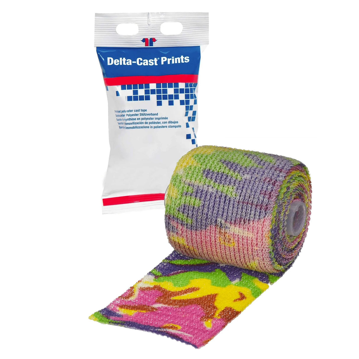 Cast Tape Delta-Cast® Prints 2 Inch X 12 Foot Polyester Pastel Print - BeHope