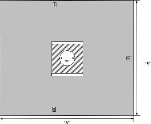 EENT Drape Clearview Eye Drape 16 W X 16 L Inch Sterile - BeHope