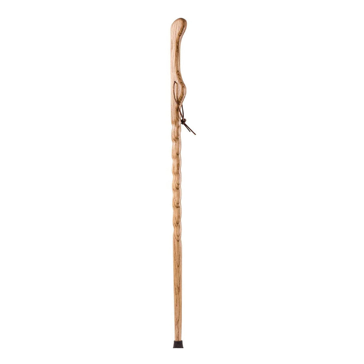 Walking Stick Brazos™ Twisted HitchHiker Wood 58 Inch Height Tan Oak - BeHope