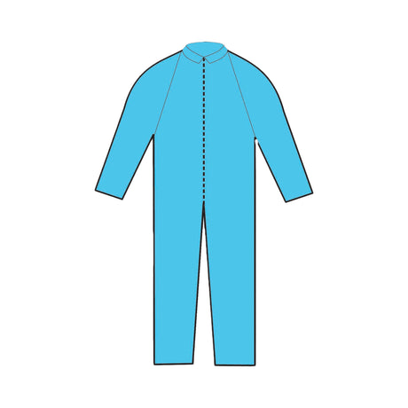 Coverall 2X-Large Blue Disposable NonSterile - BeHope