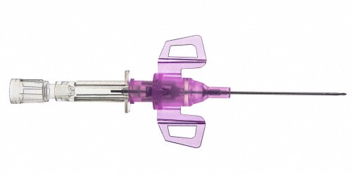 Closed IV Catheter Introcan Safety® 3 20 Gauge 1-1/4 Inch Polyurethane Winged Hub Blood Control Passive Safety - BeHope