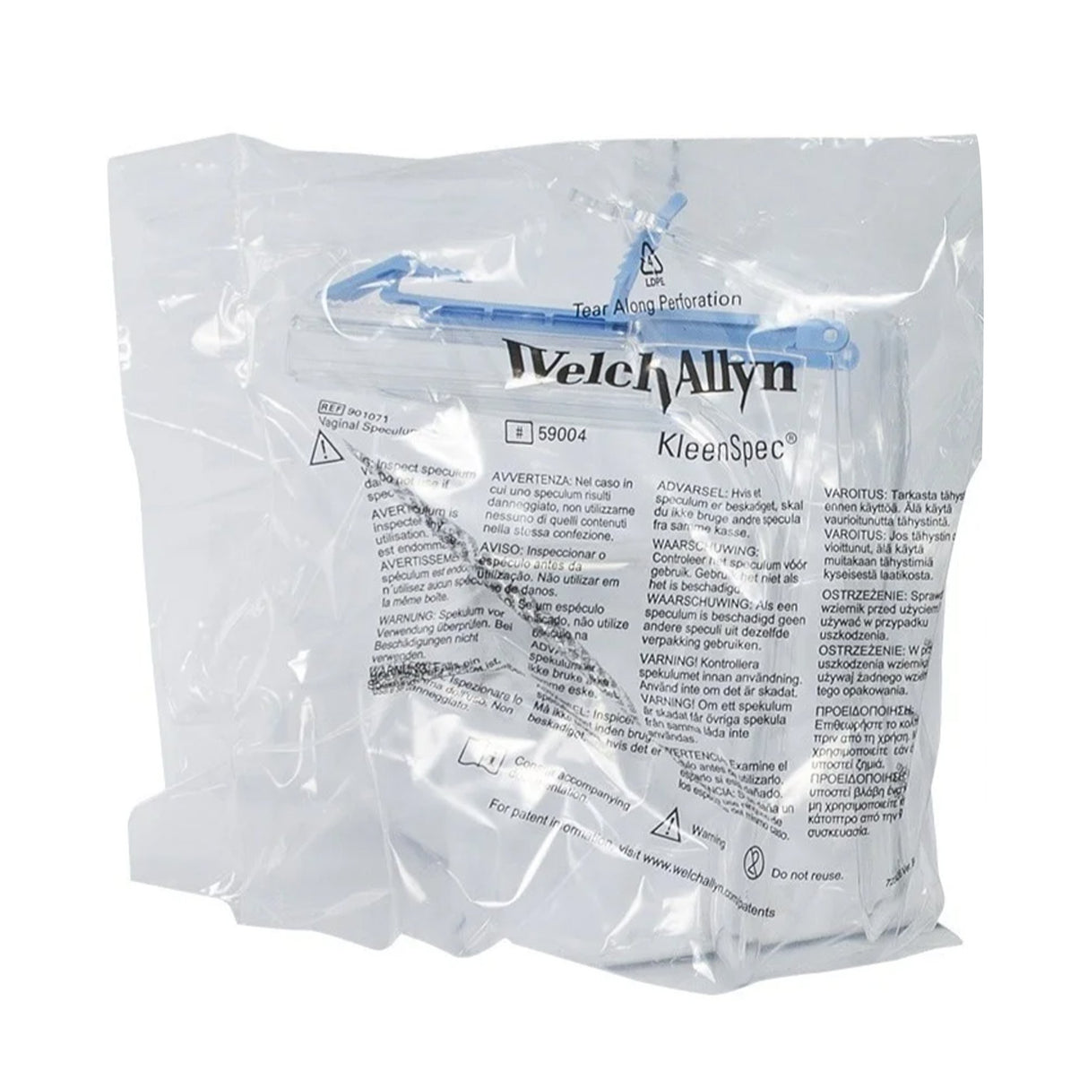 Vaginal Speculum Kleenspec® Premium Disposable Nonsterile Glare Free Illumination - BeHope