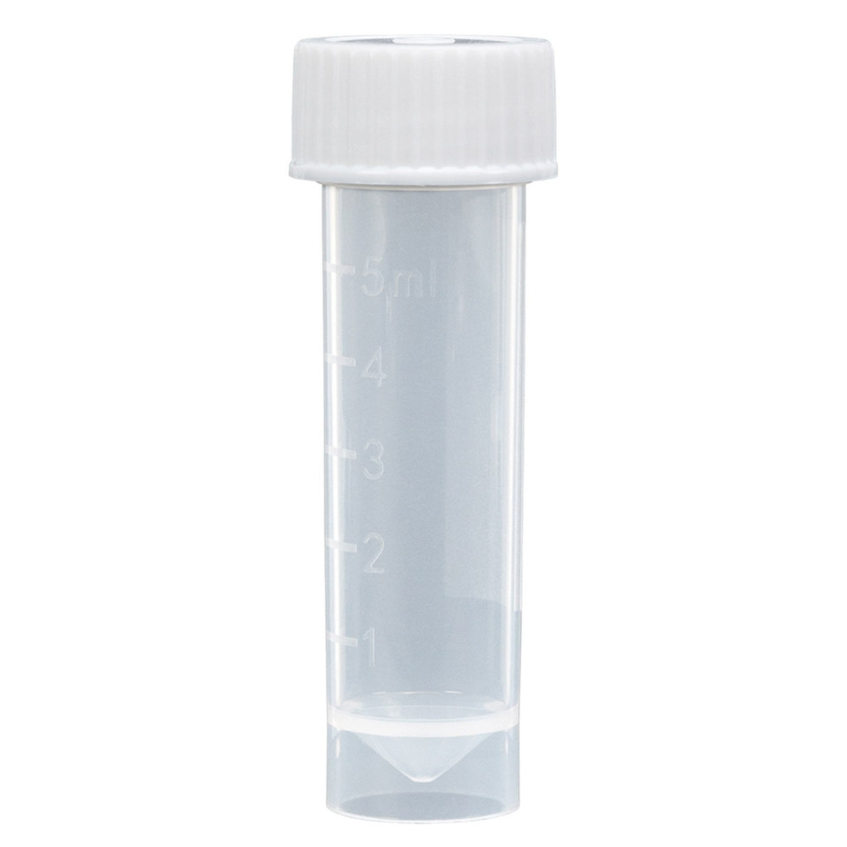 Globe Scientific™ Storage and/or Transport Tube Plain 5 mL Screw Cap Polypropylene Tube - BeHope
