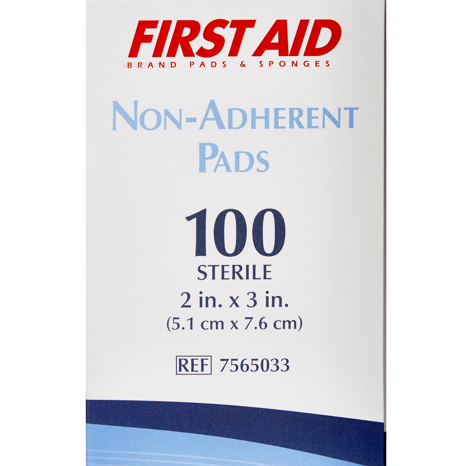 Non-Adherent Dressing American White Cross 2 X 3 Inch Sterile 1 per Pack - BeHope