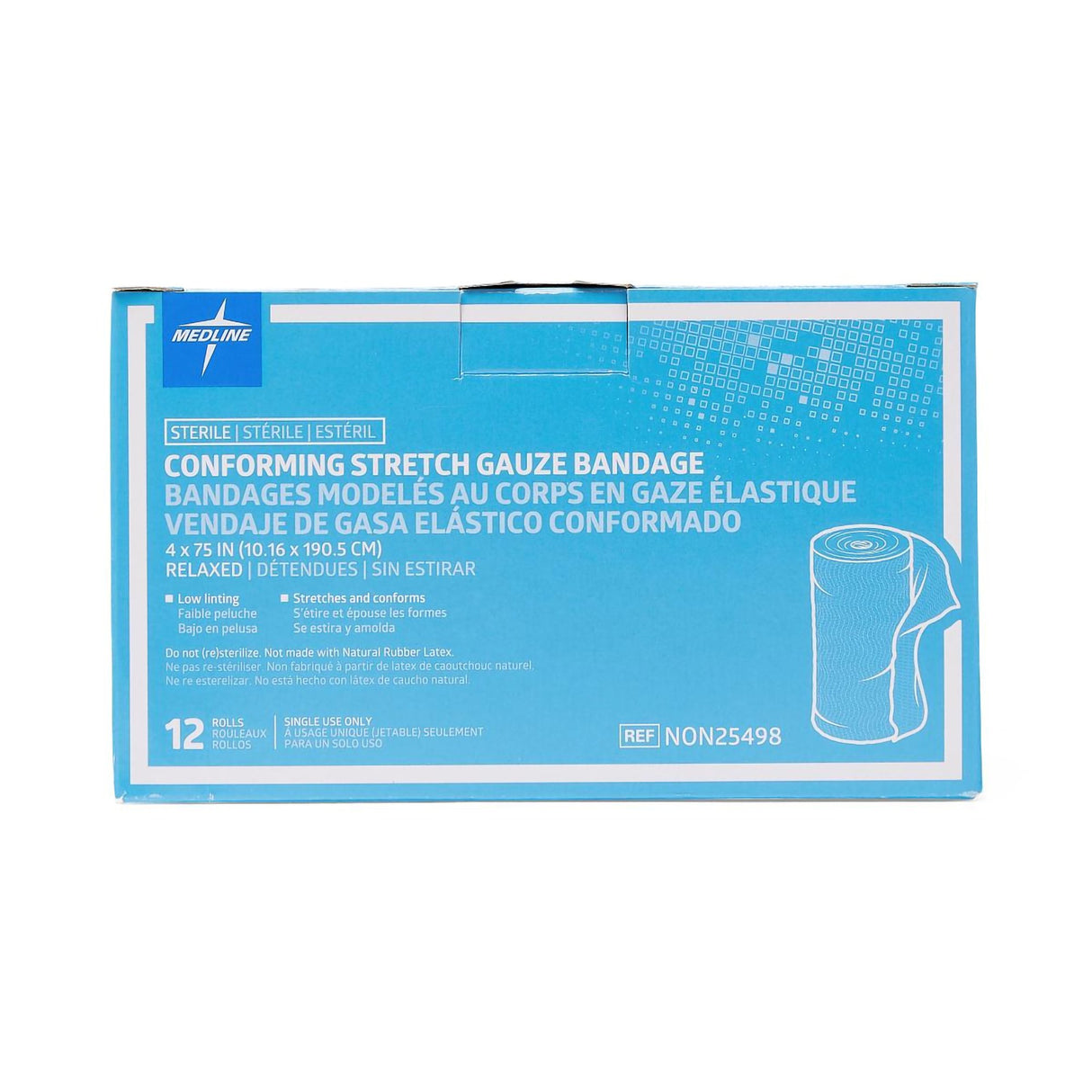 Conforming Bandage Medline 4 Inch X 4-1/10 Yard 1-Ply Sterile 1 per Pack - BeHope