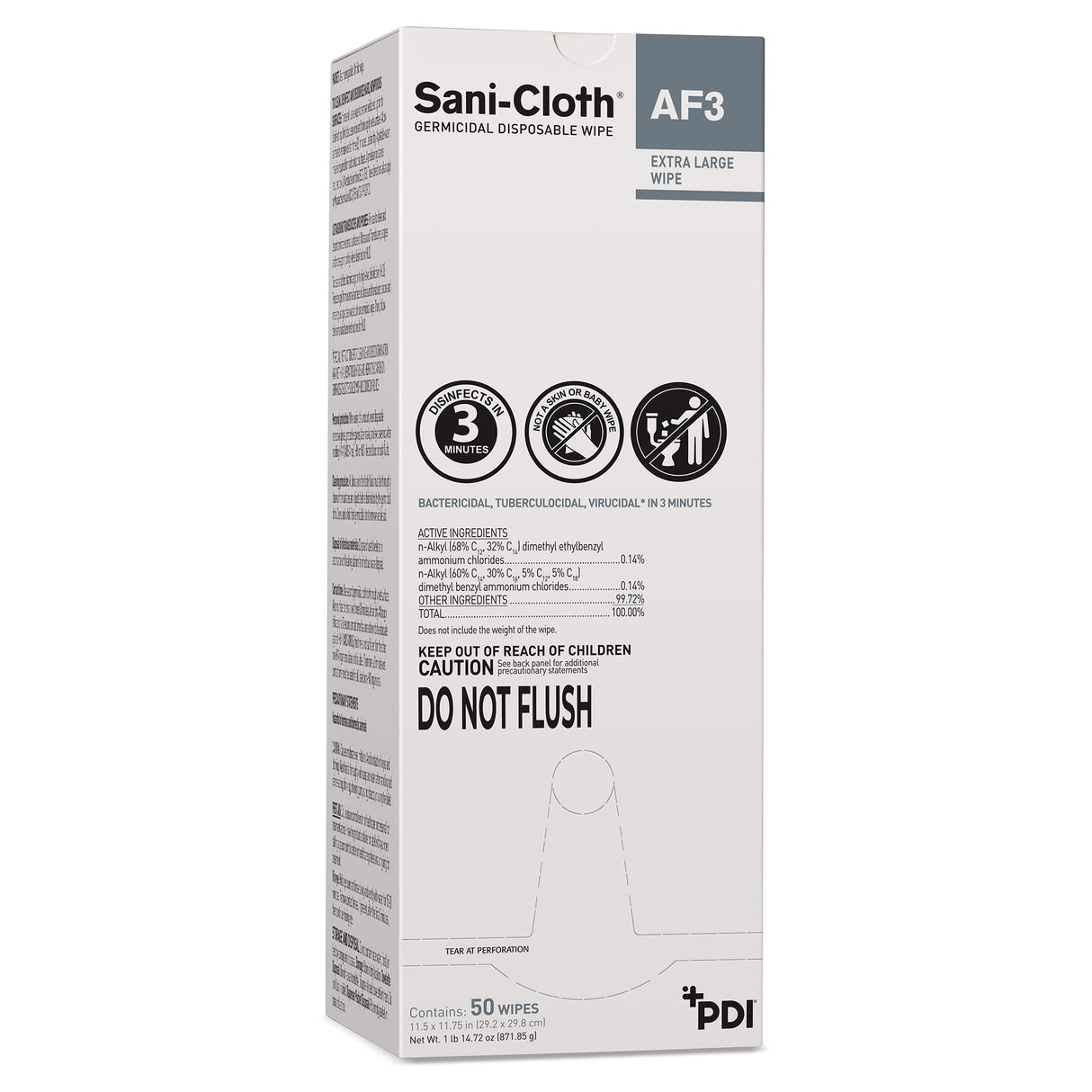 Surface Disinfectant Cleaner Wipes Sani-cloth® AF3 Broad Spectrum - BeHope