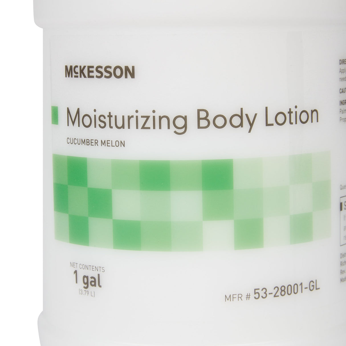 Hand and Body Moisturizer McKesson 1 gal. Jug Cucumber Melon Scent Lotion - BeHope