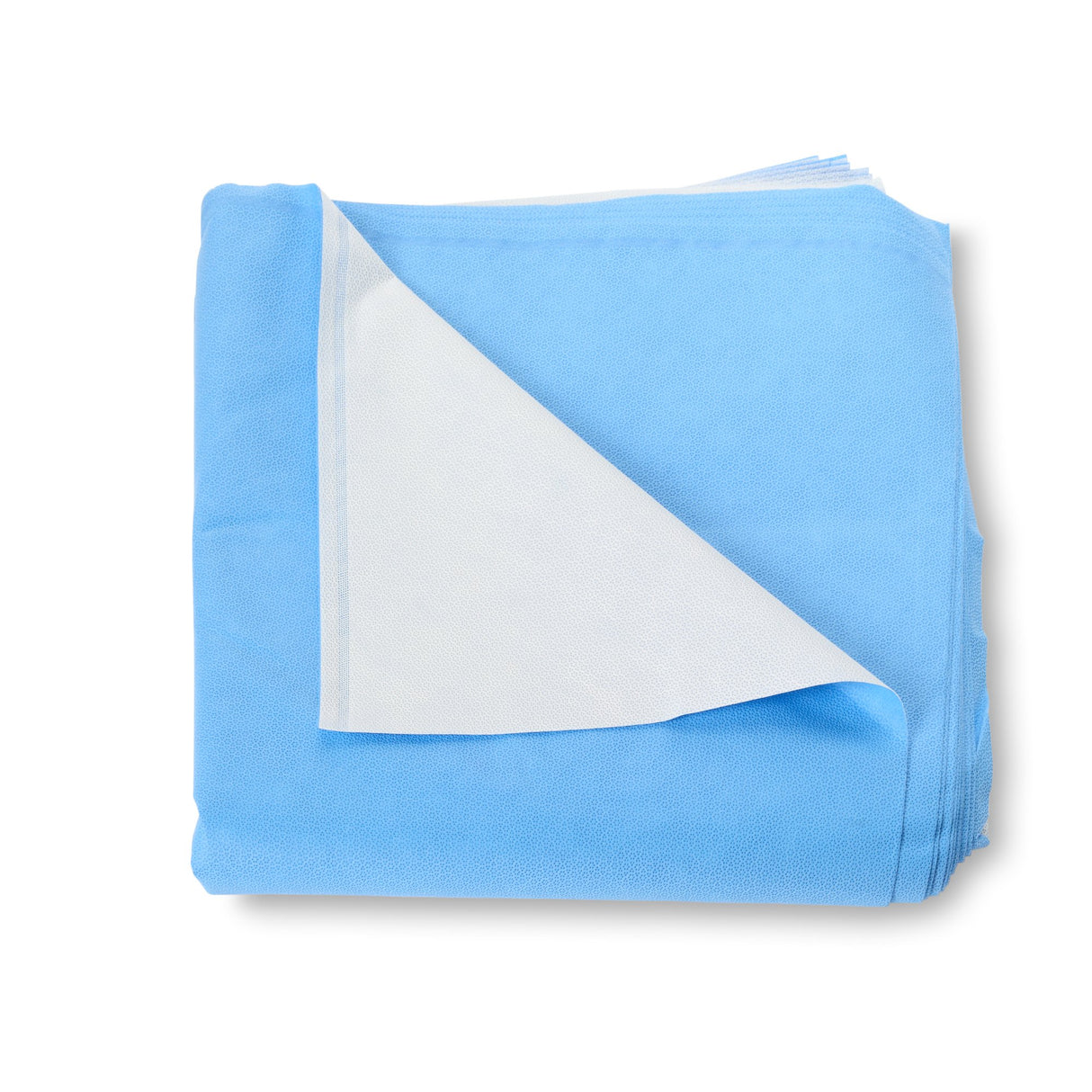 QUICK CHECK* H400 Sterilization Wrap White / Blue 36 X 36 Inch Dual Layer SMS Polypropylene Steam / EO Gas / Hydrogen Peroxide - BeHope