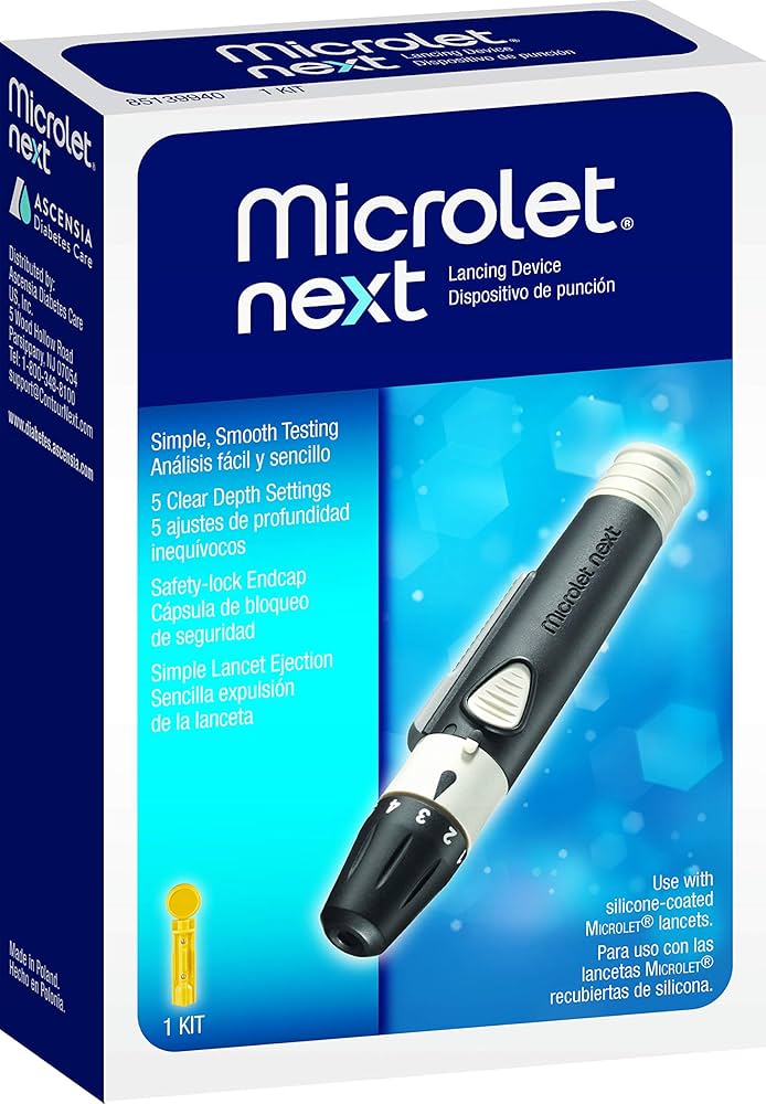 Lancet For Lancing Device Microlet® Non-safety Twist Off Cap Finger - Behope