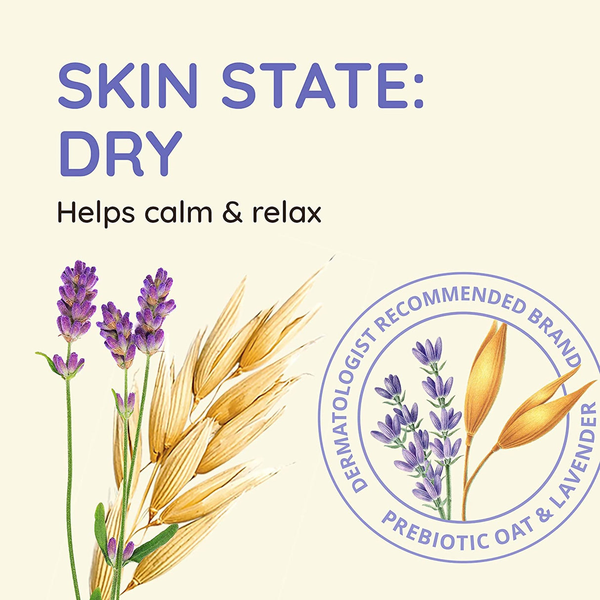 Body Wash Aveeno® Stress Free Liquid 18 oz. Bottle Lavender Scent - BeHope