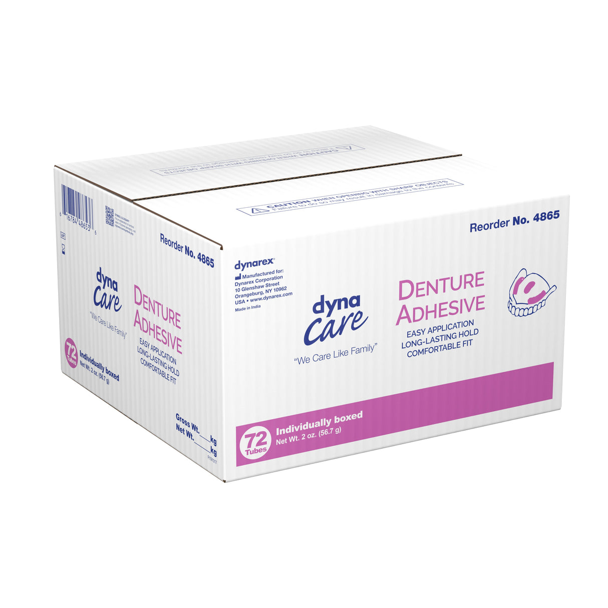 Denture Adhesive Dynarex® Cream 2 oz. - BeHope