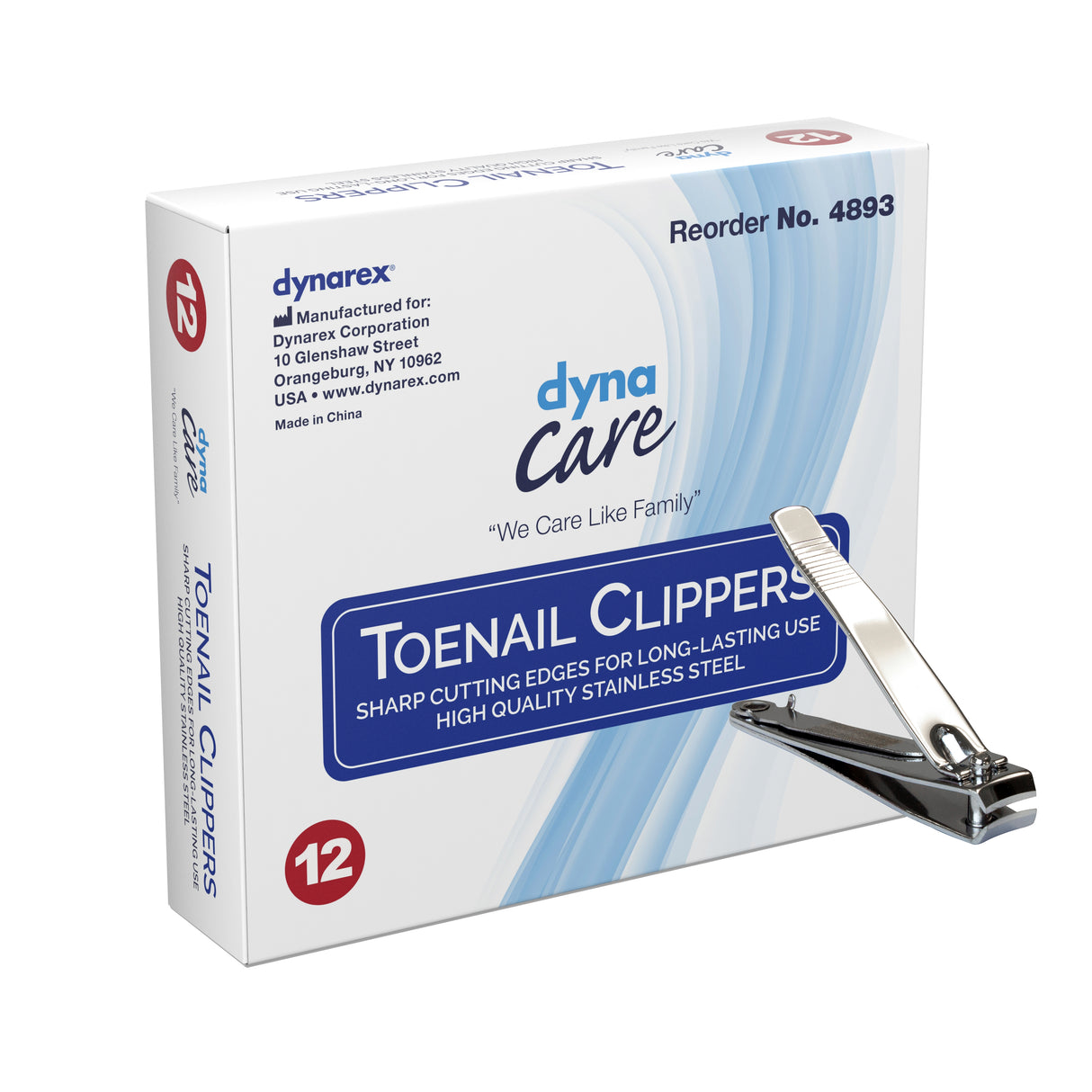 Toenail Clippers Dynarex® Thumb Squeeze Lever - BeHope