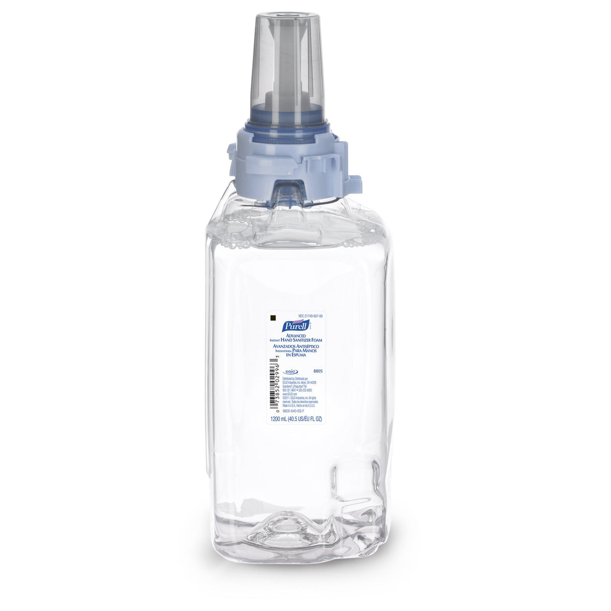 Hand Sanitizer Purell® Advanced 1,200 mL Ethyl Alcohol Foaming Dispenser Refill Bottle - BeHope