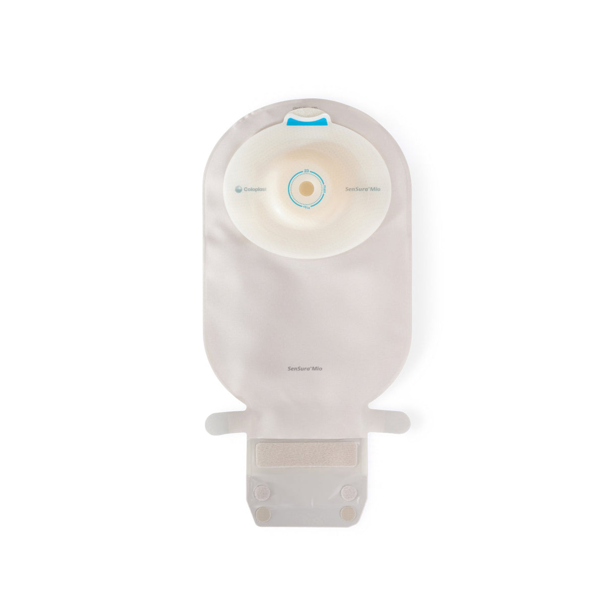 Ostomy Pouch SenSura Mio Convex One-Piece System 11 Inch Length, Maxi Convex Light, Trim to Fit 5/8 to 1 Inch Stoma Drainable - BeHope