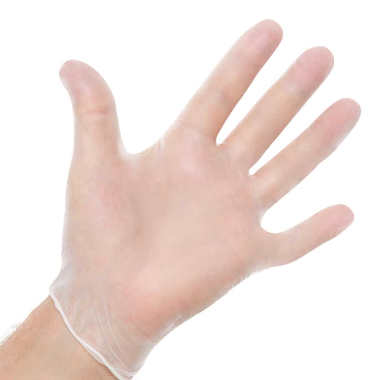 Exam Glove Halyard™ Medium NonSterile Vinyl Standard Cuff Length Smooth White Not Rated - BeHope