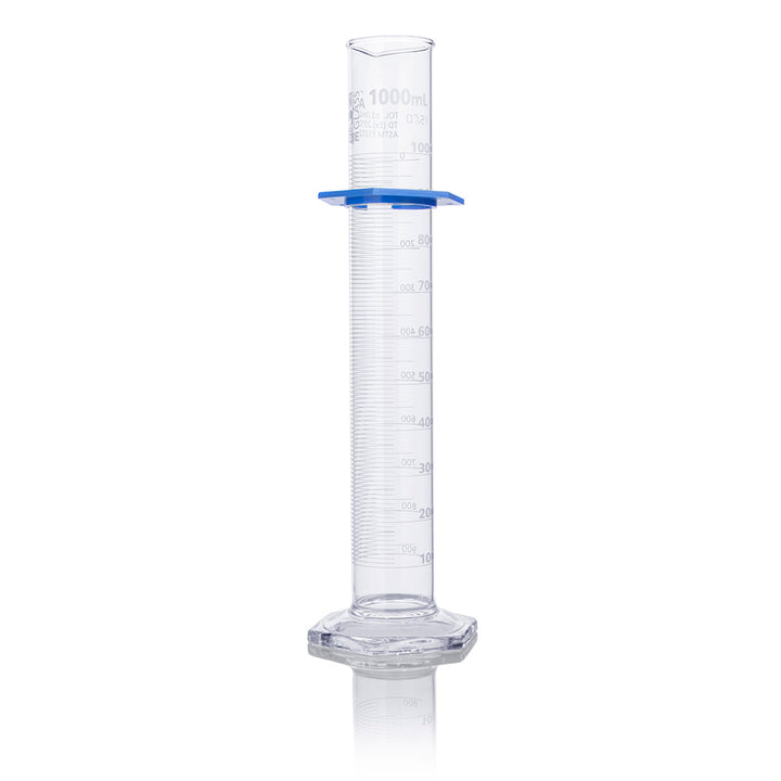 Graduated Cylinder Globe Glass™ Class A Borosilicate Hexagonal Base - BeHope