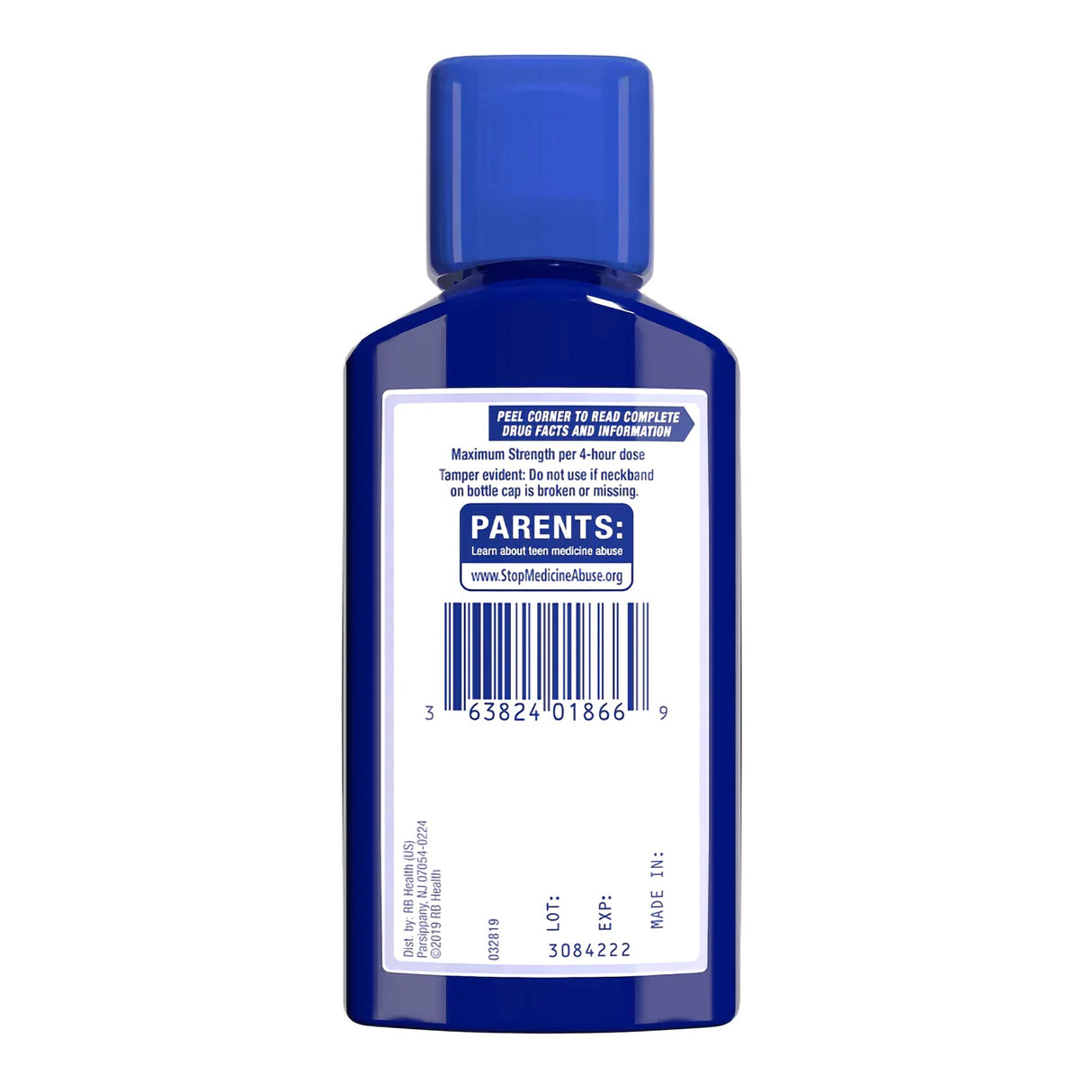 Cold and Cough Relief Mucinex® Fast-Max™ DM Max 400 mg - 20 mg / 20 mL Strength Liquid 6 oz. - BeHope