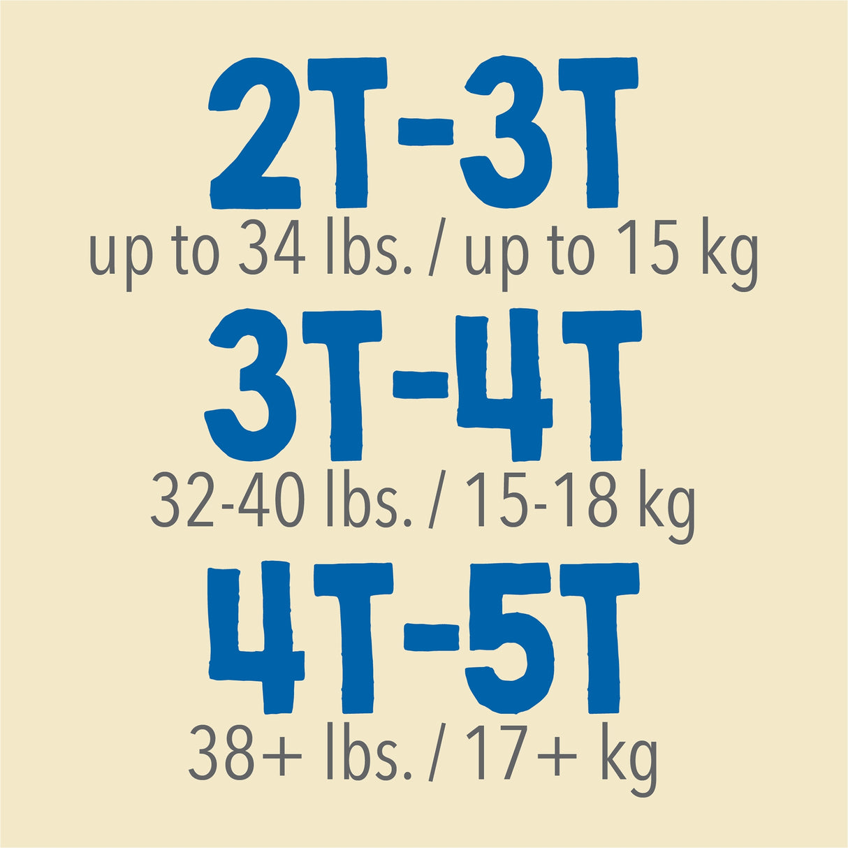 Male Toddler Training Pants Cutie Pants® Size 2T to 3T Disposable Heavy Absorbency - BeHope