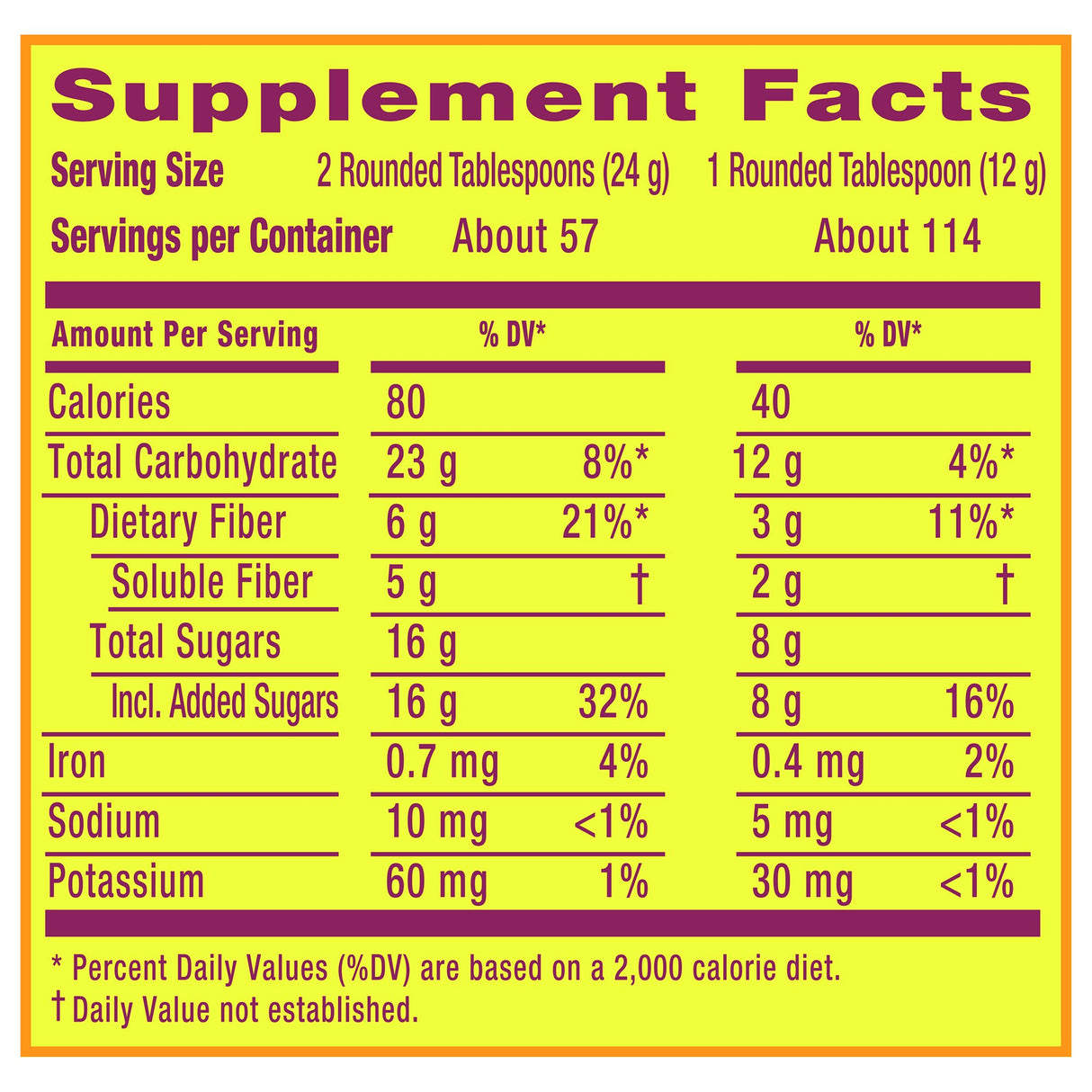 Metamucil® Sugar Free Psyllium Husk Fiber Supplement Powder - BeHope
