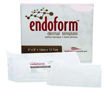 Collagen Dressing with ECM Endoform® Natural Dermal Template 2 X 2 Inch Square Sterile - BeHope
