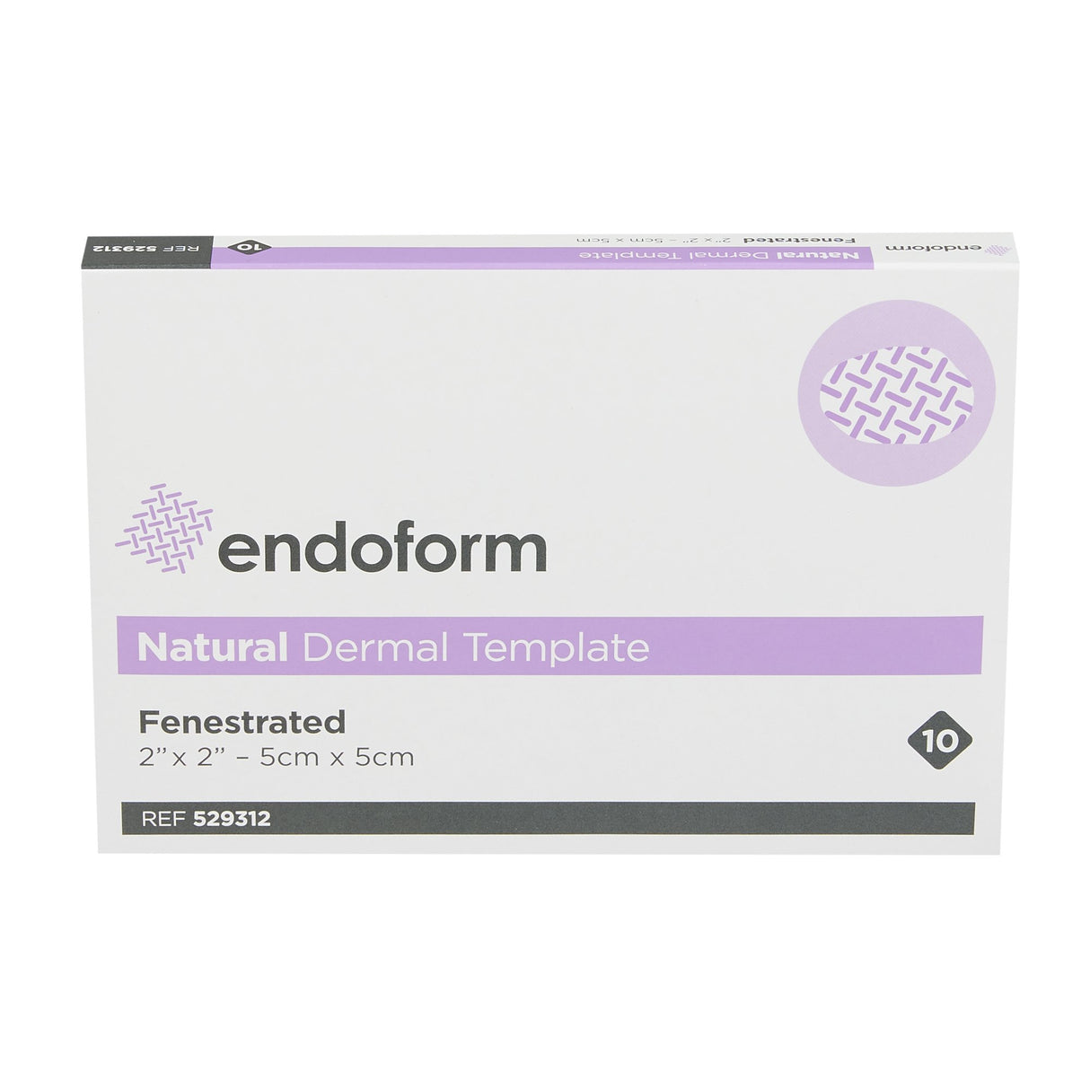 Collagen Dressing with ECM Endoform® Natural – Fenestrated 2 X 2 Inch Fenestrated Square Sterile - BeHope