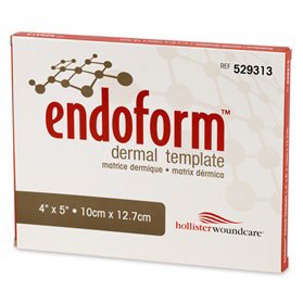 Collagen Dressing with ECM Endoform® Natural – Fenestrated 4 X 5 Inch Fenestrated Rectangle Sterile - BeHope