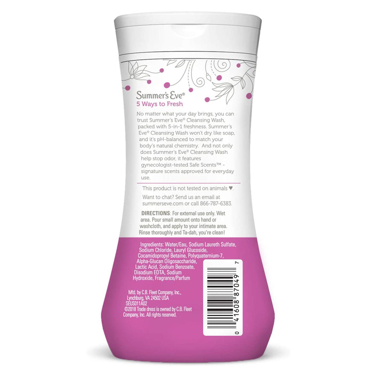 Feminine Wash Summer's Eve Liquid 9 oz. Bottle Scented - BeHope
