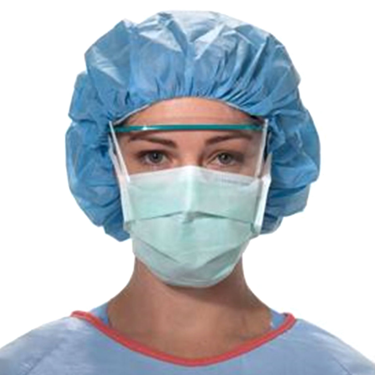 Surgical Mask FluidShield Anti-fog Foam ASTM Level 1 Tie Closure One Size Fits Most - BeHope