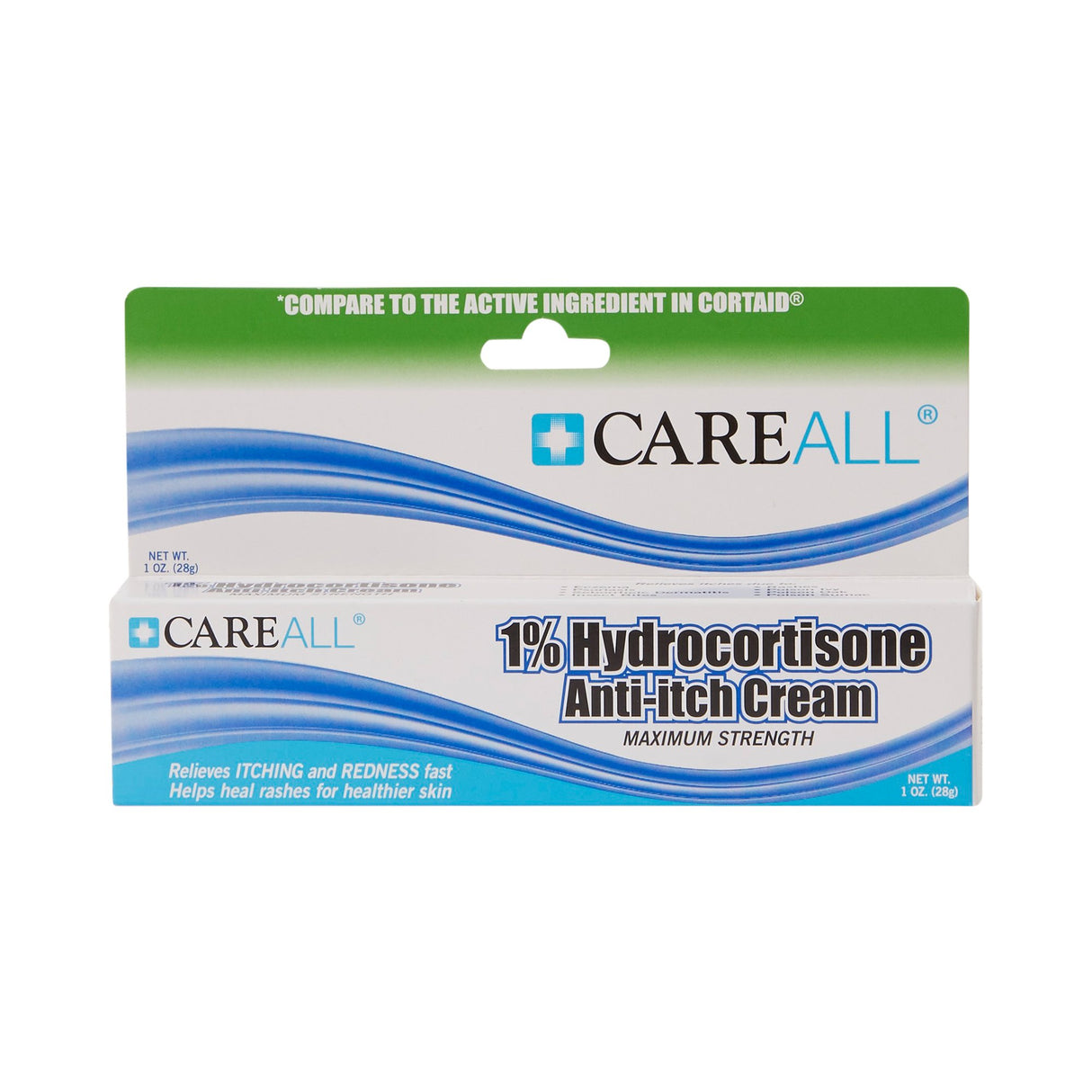 Itch Relief CareALL® 1% Strength Cream 1 oz. Tube - BeHope